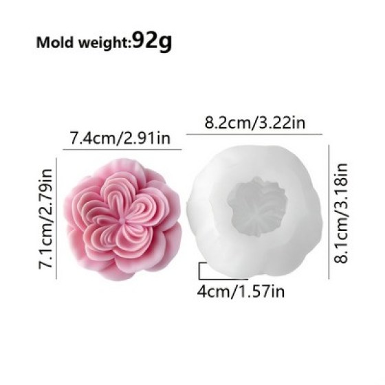 Silikonski kalup - engleska ruža